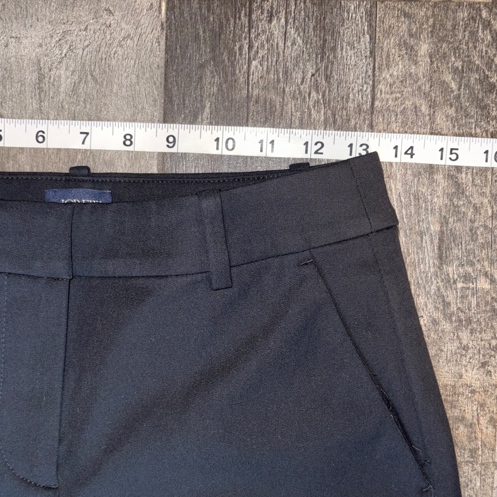J. Crew Remy Black Wide- Leg High Rise women’s size 0P full length pants - Picture 6 of 11